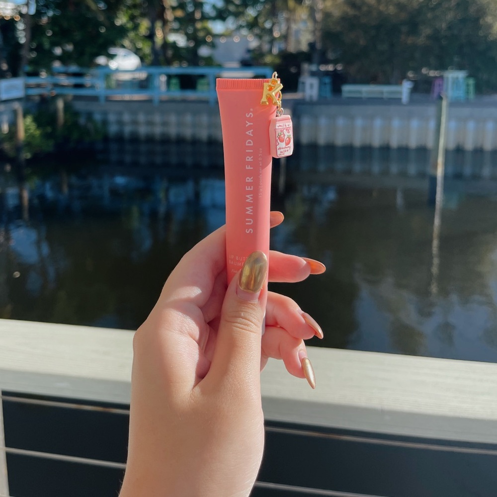 Summer Fridays Pink Sugar Custom Charm Lippie